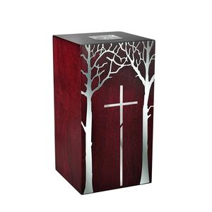 Belle urne de crémation pour adultes pour cendres Urne funéraire unique Cercueil commémoratif Urne papillons personnalisée pour arbres de cendres adultes - Product Image 1