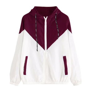 Veste à capuche avec poches sur mesure pour femmes, sweat-shirt à fermeture éclair, coupe-vent respirant et à séchage rapide, sur mesure, OEM - Product Image 6