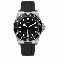 Nouvelle montre mécanique automatique pour homme avec logo personnalisé, cristal saphir, étanche 5ATM, acier inoxydable, 41 mm, OEM disponible, 160