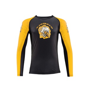 Protector de sarpullido amarillo para hombres, uniforme de entrenamiento para Boxeo, sin Gi, Bjj Gear & Boxing - Product Image 6