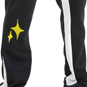 Corredor acampanado informal personalizado de alta calidad para hombre a precio mayorista/Jogger acampanado apilado con estampado de diseño personalizado para hombre - Product Image 6