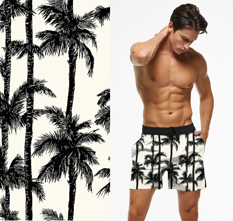 Quick Dry 100% Recycled Plastic Swim Short and Casual Surf Lingerie Plain Style from Land and Ocean for Swimwear
