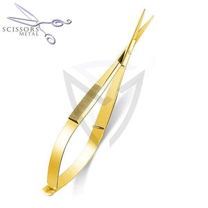 Ciseaux à ressort professionnels les plus vendus en gros Ciseaux droits en acier inoxydable Ciseaux à ressort de marque privée - Product Image 4