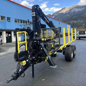 Remolque Forestal de Alta Calidad con Grúa Hidráulica para Madera K4.71 para el Manejo de Madera - Product Image 1