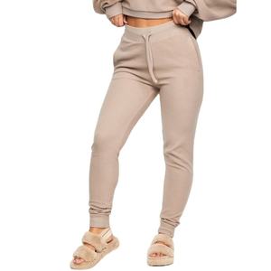Traje deportivo personalizable para mujer, pantalones de chándal elásticos de cintura media, pantalones de chándal básicos de entrenamiento, pantalones cargo con logotipo personalizado para mujer - Product Image 4