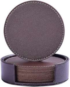 Quality Leather Coaster Specially Design Most Demanding Low Price Use for Table Decor in Wedding Party <b>Bar</b> Restaurant - Product Image 1