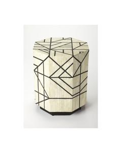 Elegante Mesa Auxiliar con Incrustaciones de Hueso Diseñada con Arte Tradicional Indio, Perfecta para Muebles de Alta Gama y Decoración de Interiores - Product Image 1