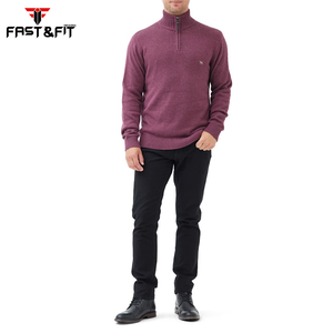 Venta caliente Suéter de invierno de los hombres por encargo Manga larga Estilo de la calle Cuello redondo Diseño liso - Product Image 5