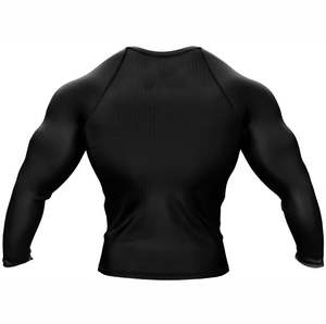 Qualité supérieure MMA Rashguard BJJ Compression Shirt Gym Fitness Grappling Wear Logo personnalisé Sublimation Fight Gear - Product Image 4