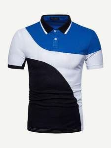 เสื้อยืดโปโลแขนสั้นสำหรับผู้ชายเสื้อโปโลลำลองปรับแต่งโลโก้ได้ - Product Image 3