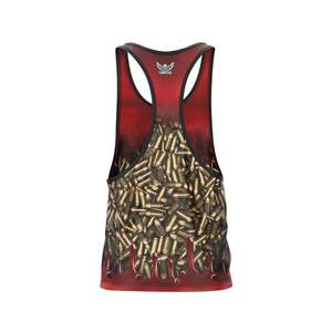 Men's Muscle Fit Bodybuilding Tank <b>Top</b> Back Running Singlet with <b>Racerback</b> Design for Gym Stringer - Product Image 3