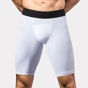 Pantalones Cortos de Nailon para Hombre, Prenda de Secado Rápido de Doble Capa con Forro de Bolsillo para Gimnasio, Baloncesto y Fitness - Product Image 4