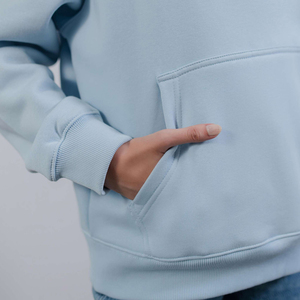 Sweat-shirt à capuche oversize de haute qualité avec logo personnalisé OEM, streetwear, épaules tombantes, molleton lourd, sweat-shirt de sport, sweat-shirt pour femme - Product Image 6