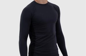Unisex Long Sleeve Rash Guard | Breathable Moisture-Wicking Spandex/Polyester 220g Fabric <b>for</b> MMA BJJ & Workout Gear - Product Image 3