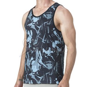 เสื้อกล้ามออกกำลังกายผู้ชายคุณภาพพรีเมียมขายดี ทรงเข้ารูป ใส่สบายสำหรับฤดูร้อน ขายส่ง บริการ OEM ราคาถูก - Product Image 2