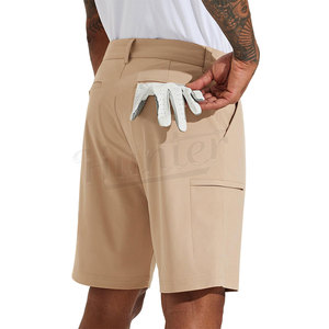 Shorts de sport respirants pour hommes, pour la gym, le golf, en polyester et élasthanne, séchage rapide, pour l'extérieur, anti-transpiration - Product Image 3