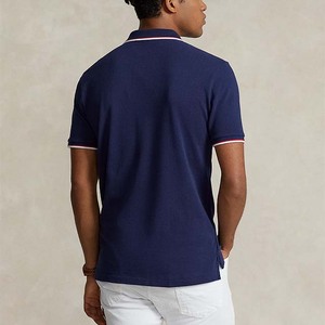 Venta al por mayor 100% algodón hombres de manga larga para Polo camisetas logotipo impreso personalizado bordado colores sólidos hombres baratos para Polo camisas - Product Image 3