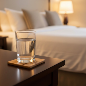 Posavasos de Madera Ecológicos con Patrón Natural de Rayos |   Accesorios de Mesa Duraderos para el Hogar, Hoteles, Restaurantes y Cafeterías - Product Image 6