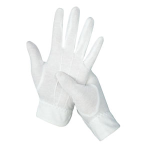 Gants blancs en coton épais unisexes respirants, brodés à la main, personnalisés en usine, maçonniques - Product Image 4