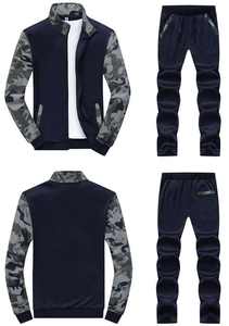 OEM personalizado Unisex Sudadera con capucha Jogger Set de chándal de algodón orgánico para los hombres de invierno conjunto de chándal - Product Image 6