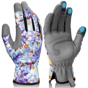 Gants de jardinage personnalisés de haute qualité femmes sergé gants de protection floraux gants de jardinage de fleurs - Product Image 3