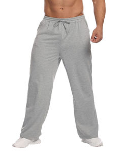 กางเกงวอร์มผู้ชายผ้าฝ้าย 100% ดีไซน์เนอร์ ออกแบบเอง ปักลายได้ เอวกลาง ทรงลำลอง ขาตรง ขากว้าง ผ้าลูกฟูก หลากสี - Product Image 5