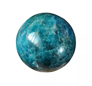 Esferas de apatita azul curativas de cristal Natural de la mejor calidad al por mayor Bola de apatita azul Fengshui para la decoración del hogar - Product Image 5