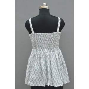 Minivestido de mujer recién llegado con tirantes finos y espalda descubierta sin mangas, ropa de fiesta floral, tejido y lavable - Product Image 5