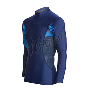 Personalizado 2025 Patrón MMA Anti-UV Rash Guard Logotipo transpirable Grappling Jiu Jitsu BJJ Técnicas lavadas - Product Image 6