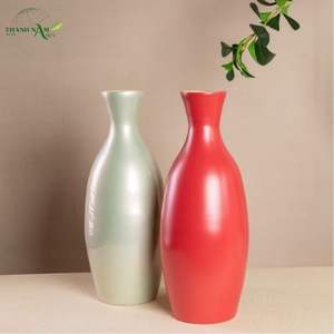 Vase en bambou enroulé Art Déco artisanal avec finition laquée écologique Décoration de table durable pour la maison et l'usage commercial - Product Image 6