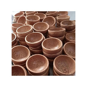 Tazón de Madera de Coco MÁS VENDIDO, Limpio y Pulido, para Servir Ensaladas Orgánicas y como Utensilio Decorativo de Cocina para Cenas Elegantes en el Hogar - Product Image 6