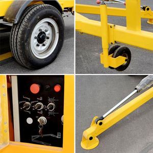 Plataforma de trabajo aéreo, recogedor de cerezas diésel eléctrico, 8m, 12m, 14m, 16m, 20m, elevador hidráulico para hombre, remolque, pluma remolcable, elevador de araña - Product Image 5