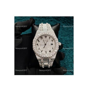 Relojes de Lujo con Incrustaciones de Moissanita VVS, los Más Vendidos del 2024, Proveedor, Fabricante, Mayorista, Exportador, Buen Precio en India - Product Image 1