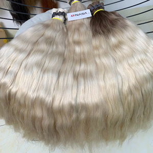 Precio de fábrica Real Human Natural Wave Bulk Hair Color negro 100% Extensiones de cabello humano vietnamita de alta calidad - Product Image 1