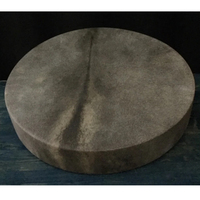 Cabezal de tambor de vitela hecho de piel de cabra 18 "Bodhran blanco Natural africano piel de cabra cabeza de tambor Natural Piel de pantorrilla cabeza de tambor