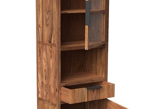 Sydney <b>display</b> <b>cabinet</b> light acacia - Product Image 6