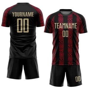Tenues de football courtes personnalisées tendance 100 % polyester, écologiques, anti-humidité, durables, de haute qualité, kits de club DELAWARE - Product Image 1
