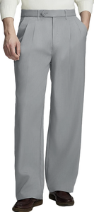 Pantalon habillé décontracté pour homme, style vintage, old money, plissé, jambe large, ample, coupe décontractée - Product Image 6