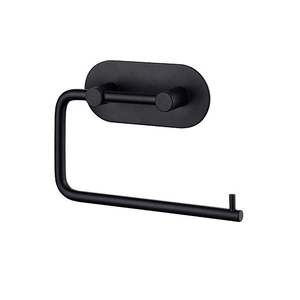 Hot sale Prices Metal <b>Toilet</b> Paper <b>Holder</b> With Black Finishing Wall Mount Tissue <b>Roll</b> For Bathroom Washroom Usage - Product Image 4