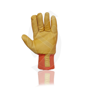 ถุงมือทำงาน TPR หนังวัวทนต่อการตัดและป้องกันการกระแทกถุงมือทำงานที่ทนต่อแรงกระแทกตัดความต้านทานระดับ5 ANSI - Product Image 4