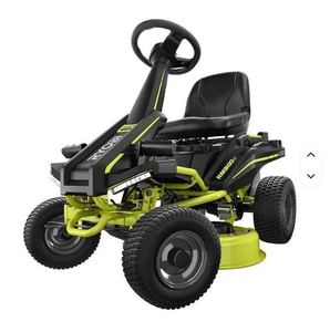 เครื่องตัดหญ้าแบบนั่งขับ Original Ryobis 48V ไฟฟ้า Zero-Turn - โครงเหล็กอัลลอยด์ 30 นิ้ว สีดำ-เขียว พร้อมจัดส่ง - Product Image 1