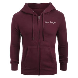 Sudaderas con cremallera Suministro directo de fábrica Sudaderas con cremallera de invierno para hombres Algodón Logotipo personalizado Diseño de bolsillo transpirable Proceso de color Impex - Product Image 1