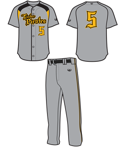 Último Modelo de Camiseta de Béisbol de Práctica de Softbol Personalizada con Sublimación de Enemigo del Estado, Estilo Cuello Redondo en Tela Transpirable Cool Max - Product Image 5