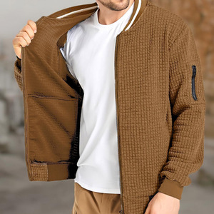 Blouson aviateur d'hiver personnalisé pour hommes avec motif logo à l'avant prix de gros - Product Image 5