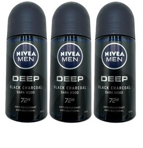 ซื้อผู้ชาย Nivea เดิม72hr ลึก Darkwood ต้านเชื้อแบคทีเรีย/antipers. ม้วนบน50มล. (แพ็ค3) - Product Image 1