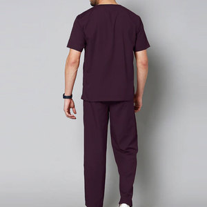 Fashion Men Stretch Hospital <b>Scrubs</b> Uniform Sets Unisex Pharmacy Staff <b>Scrubs</b> <b>Tops</b> Uniform Sets - Product Image 2
