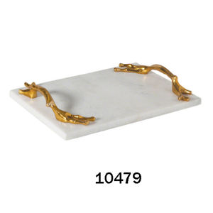 Fabricant de plateaux indiens Plateaux de service en pierre de qualité supérieure Plateaux en marbre Équipement de service moderne de haute qualité - Product Image 5