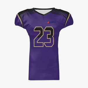 Maillot de football américain léger et respirant pour équipes, vente en gros, conception personnalisée, nom et numéro, fabricant - Product Image 1