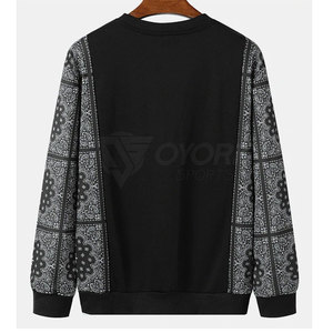 Sweat-shirts pour hommes à la mode, coupe ajustée, vêtements décontractés, sweat-shirts basiques confortables pour hommes - Product Image 2