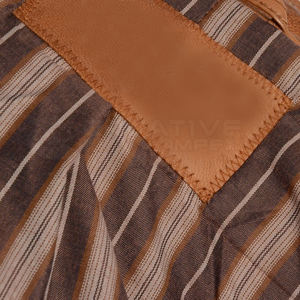 Veste universitaire chauffante style rue pour hommes, haute qualité, en cuir de vache véritable, col montant, automne hiver, service OEM - Product Image 5